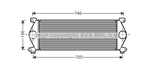 AVA QUALITY COOLING Starpdzesētājs RT4448